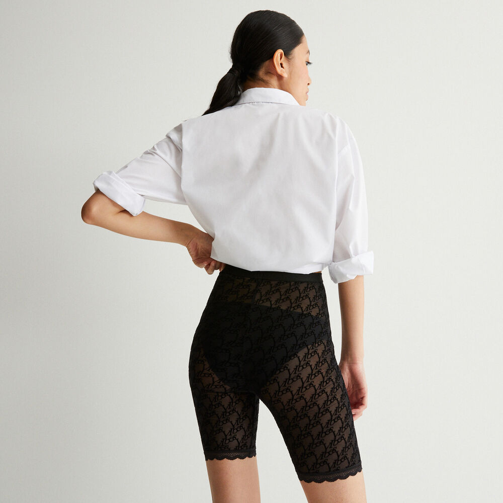 Camisa de manga larga efecto boyfriend - blanca blanco.