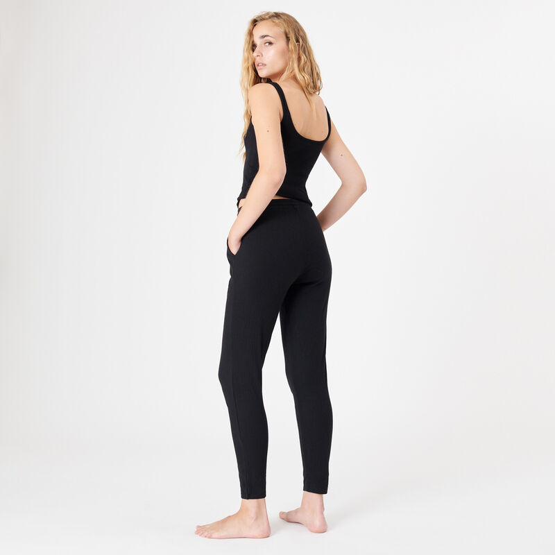 pantalón de punto - negro pantalón de punto - negro ;