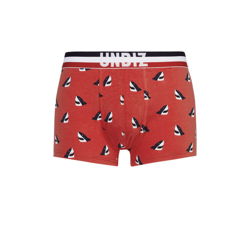 Bóxer con estampado de tiburones - rojo Bóxer con estampado de tiburones - rojo ;