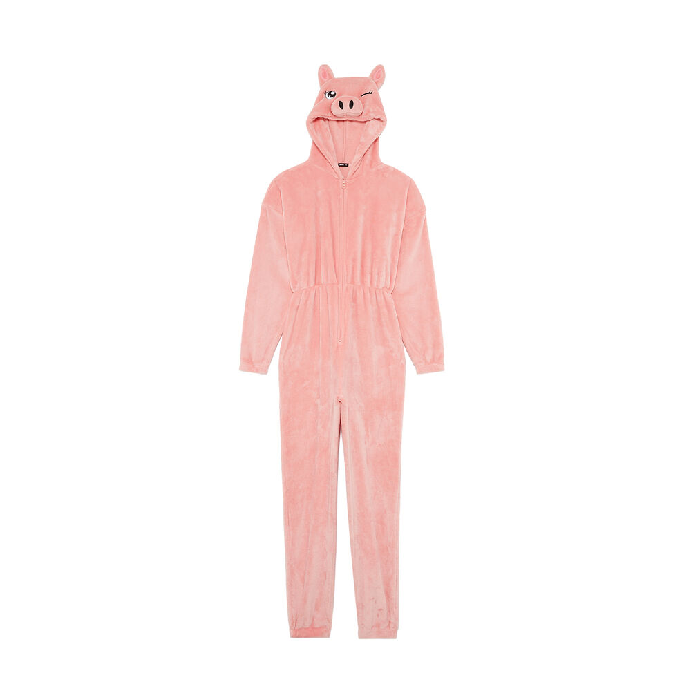 Mono de polar cerdo - rosa rosa.