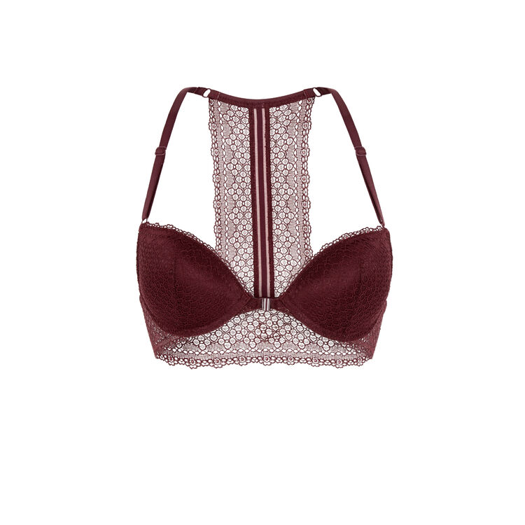 Sujetador push-up burdeos fullaciz Sujetador push-up burdeos fullaciz;