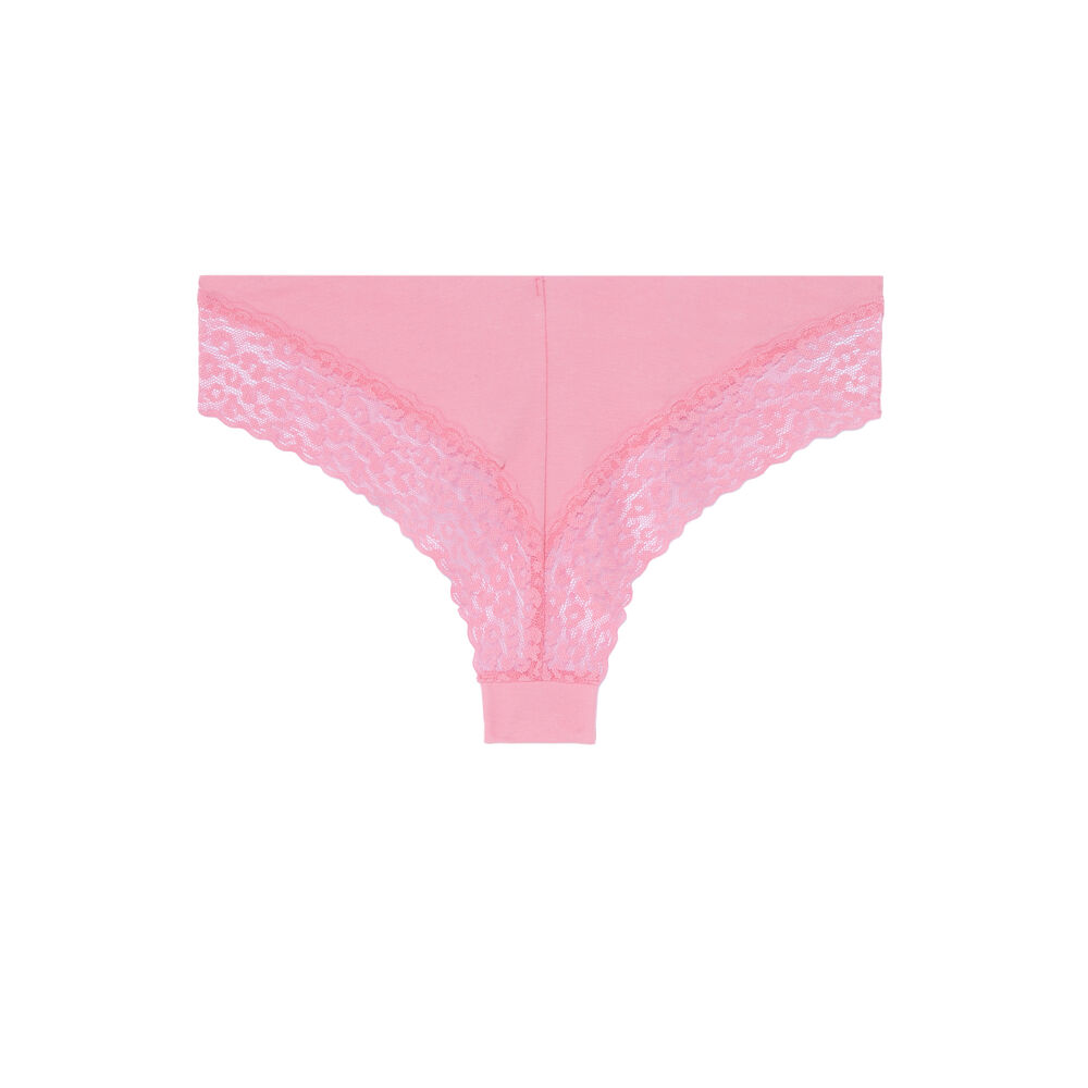 Braguita culotte con mensaje reine des relou - rosa rosa.