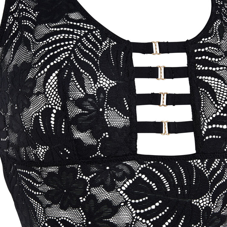 Body de encaje negro urbaniz black.
