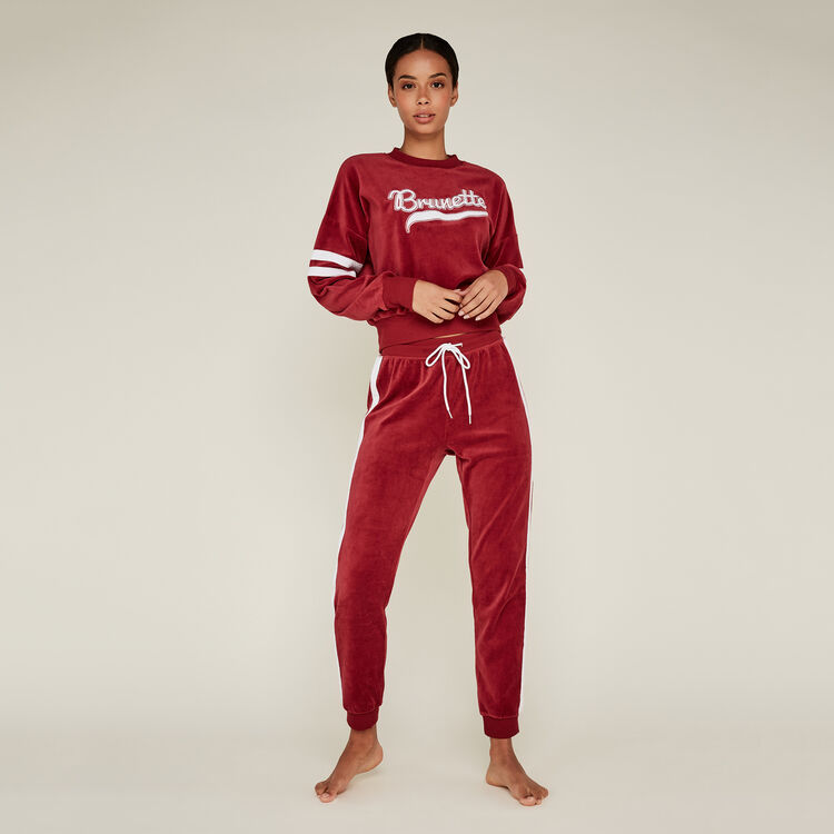 Sudadera burdeos teambruniz biking red.