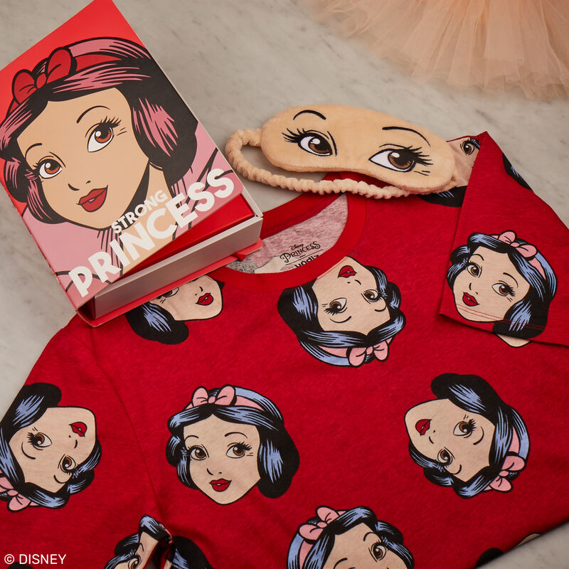 juego de pijama camiseta larga y antifaz Blancanieves - rojo juego de pijama camiseta larga y antifaz Blancanieves - rojo;