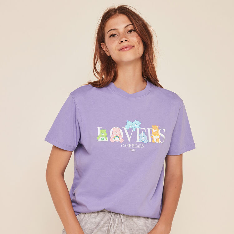 Top de manga corta con estampado de Los Osos Amorosos bisloversiz Top de manga corta con estampado de Los Osos Amorosos bisloversiz;