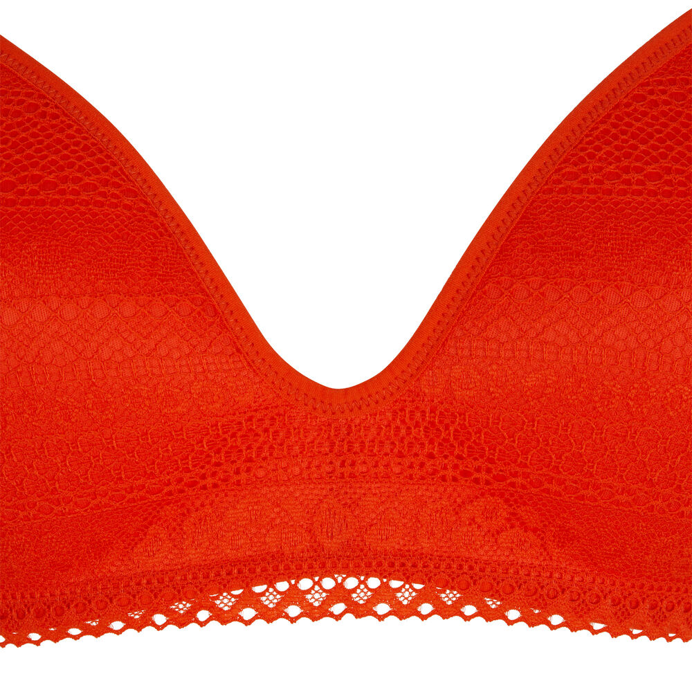 Sujetador de aumento sin aros - naranja naranja.