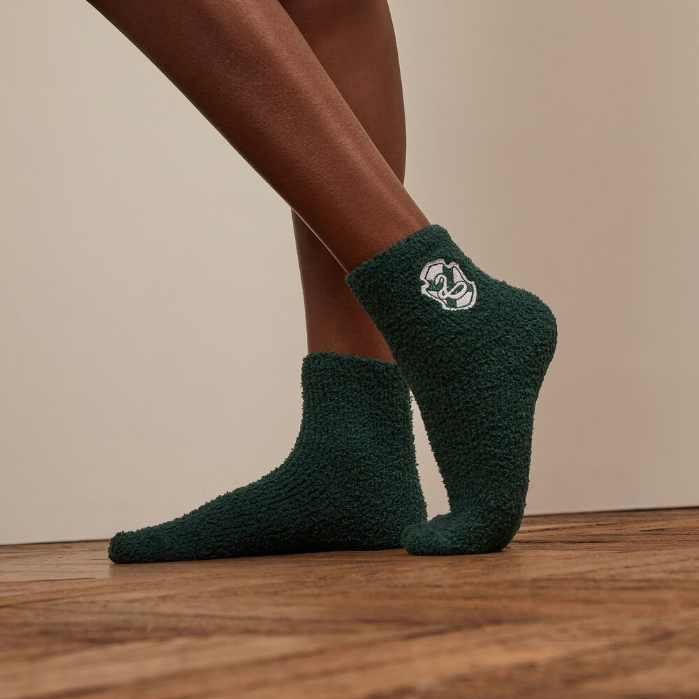 Calcetines slytherin - verde verde.