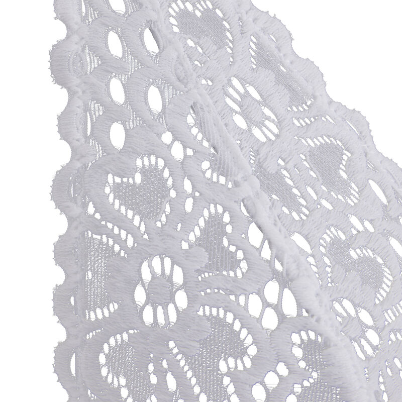 Sujetador brassière triangular de encaje blanco Evoliz Sujetador brassière triangular de encaje blanco Evoliz;