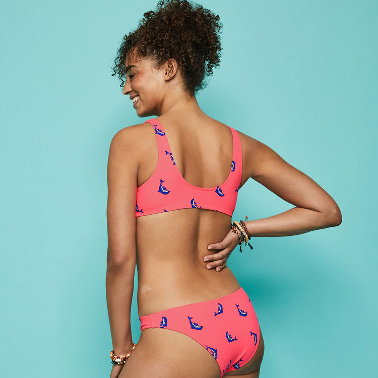 Braguita de bikini rosa fluorescente flipperiz pink.