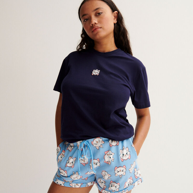 Camiseta Marie de los Aristogatos - azul marino Camiseta Marie de los Aristogatos - azul marino;