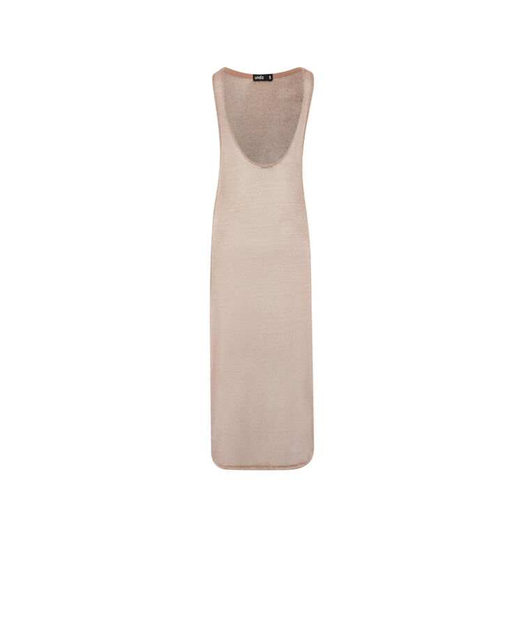 Vestido de hilo metálico ligero - bronce bronce.