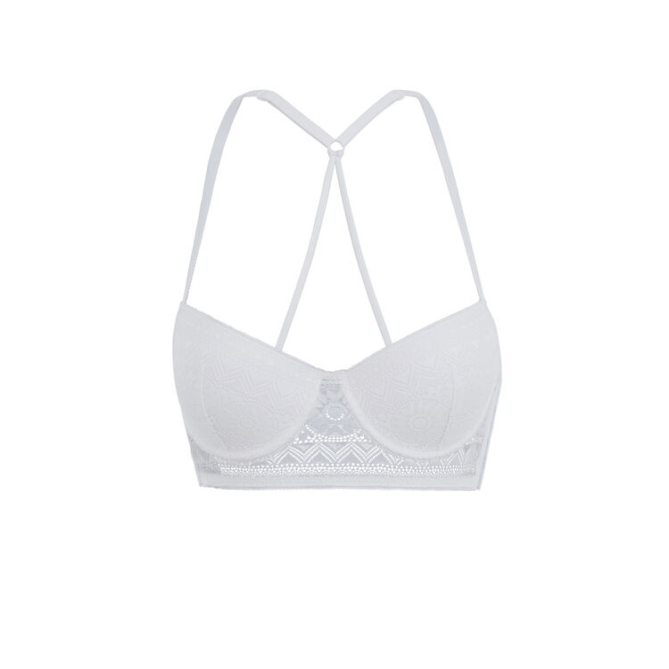 Sujetador bustier preformado blanco souliz Sujetador bustier preformado blanco souliz;