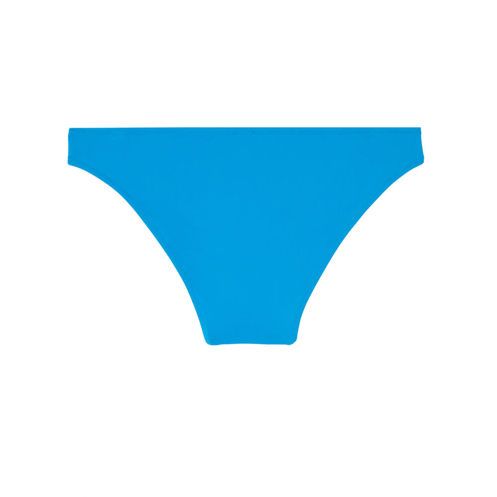 Parte de abajo de bikini braguita lisa - azul azul.