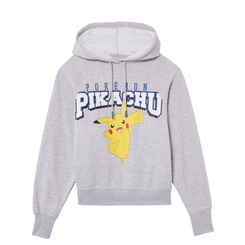 Sudadera con capucha de Pokemon - gris Sudadera con capucha de Pokemon - gris;
