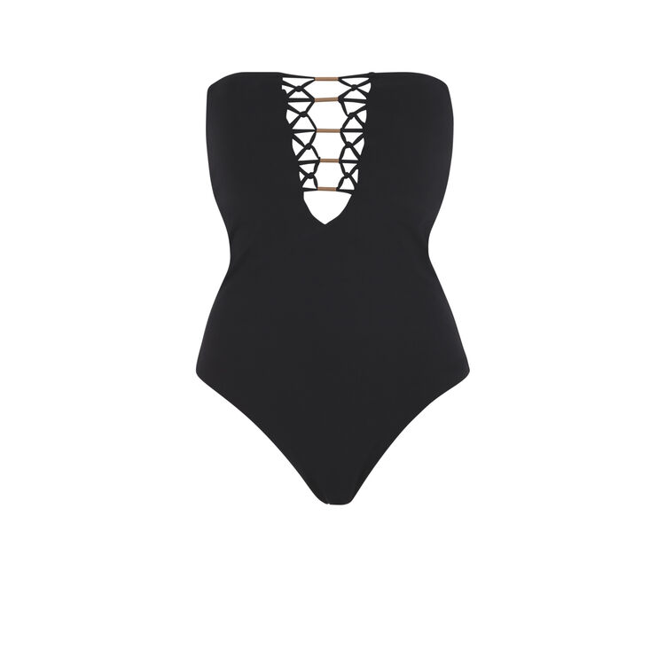 Bañador de una pieza negro afrotubiz black.
