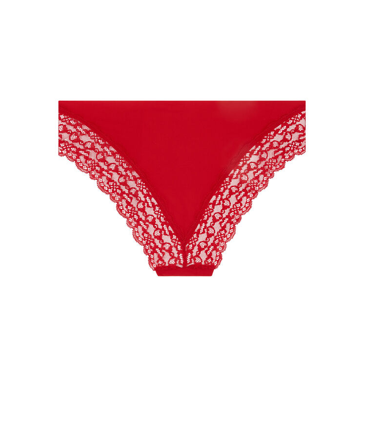Braguita de micro con mensaje embalemoiz rojo.