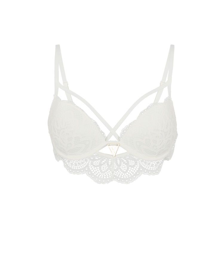 Sujetador corpiño push-up blanco precieusiz blanc.