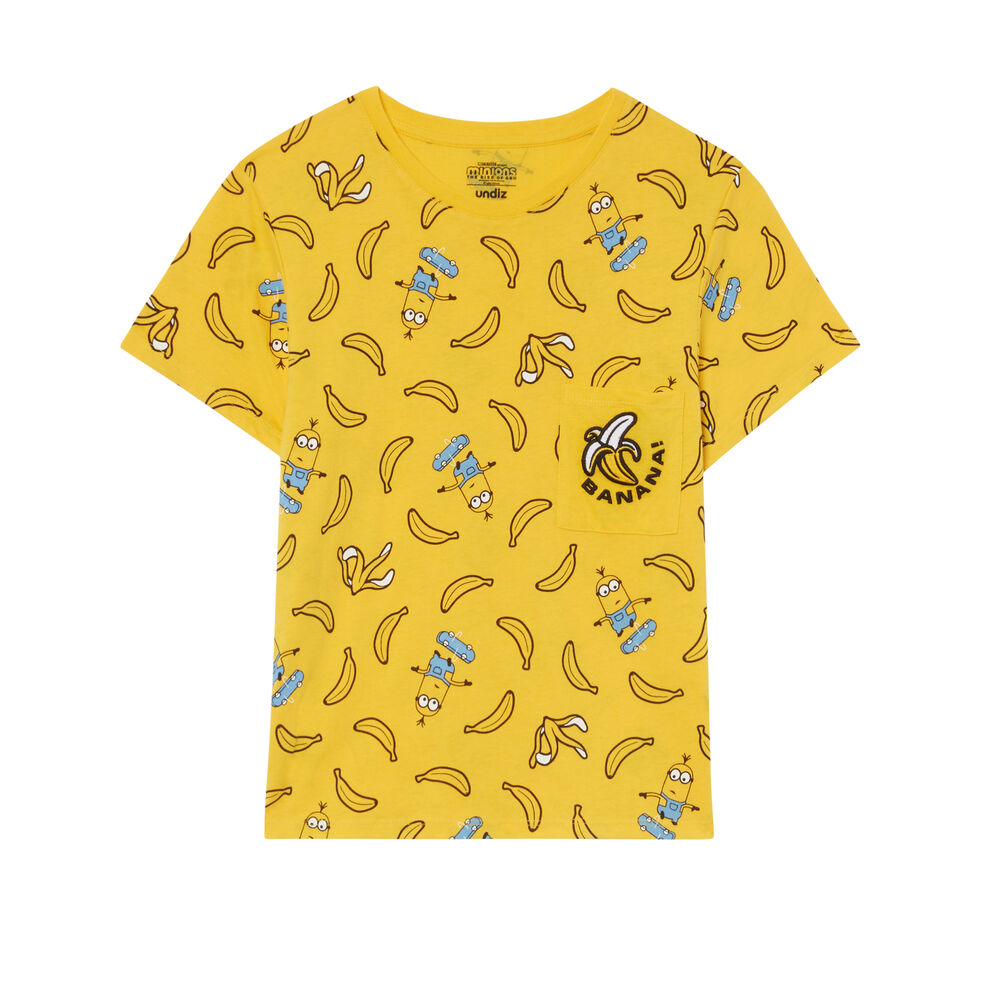 Top los minions con motivos de plátanos - amarillo amarillo.