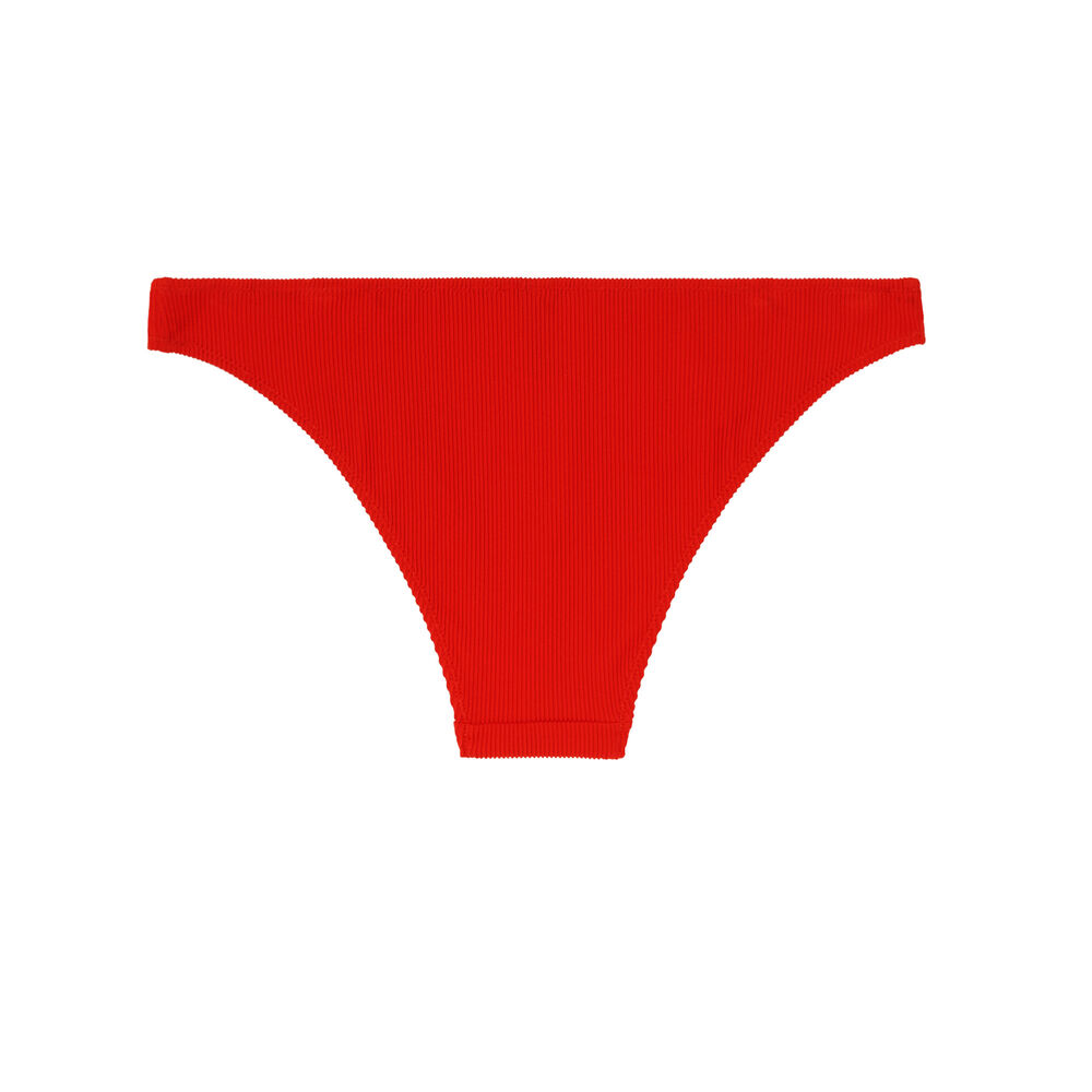 Braguita de bikini gofrada - roja rojo.