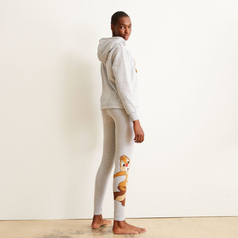 Leggings con estampado Chip y Chop - gris Leggings con estampado Chip y Chop - gris;