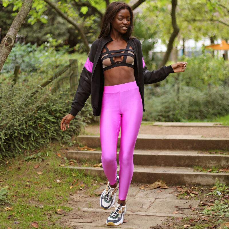 Leggings lisos de lycra - rosa Leggings lisos de lycra - rosa;
