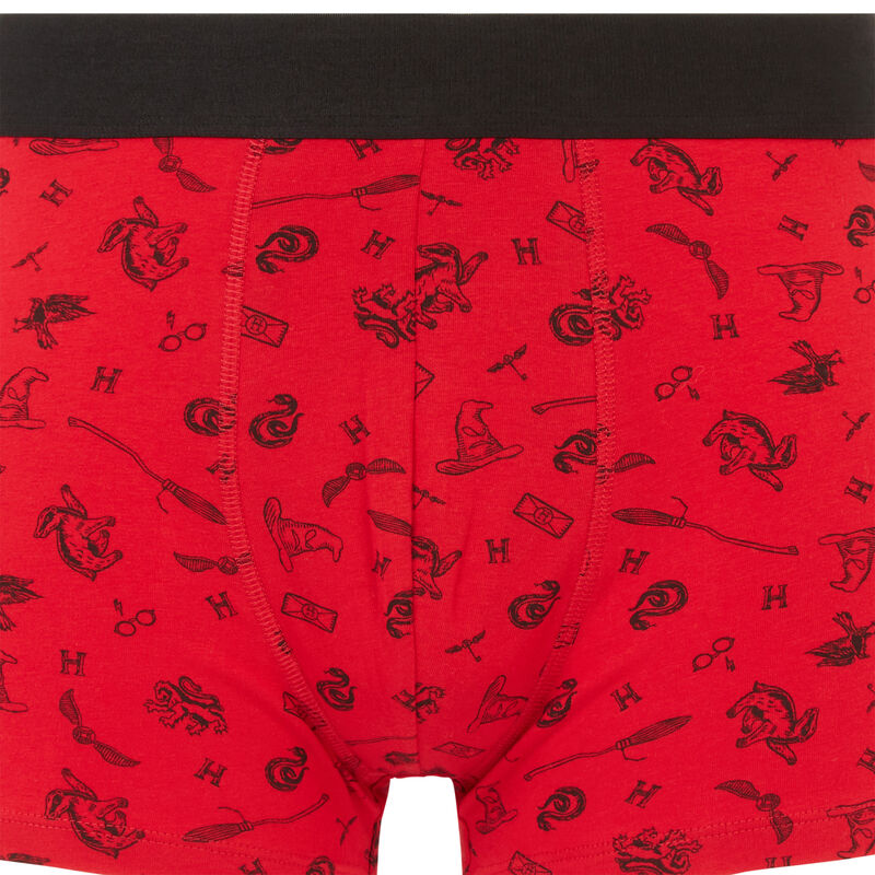 Bóxer con motivos de Harry Potter - rojo Bóxer con motivos de Harry Potter - rojo;