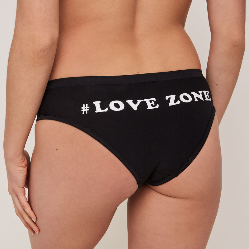 Braguita culotte reversible con mensaje reversibliz Braguita culotte reversible con mensaje reversibliz;