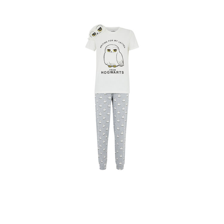 Conjunto de pijama y antifaz edwegiz blanc.