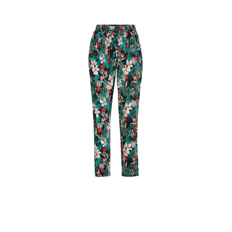 Pantalón tropical darayiz negro.