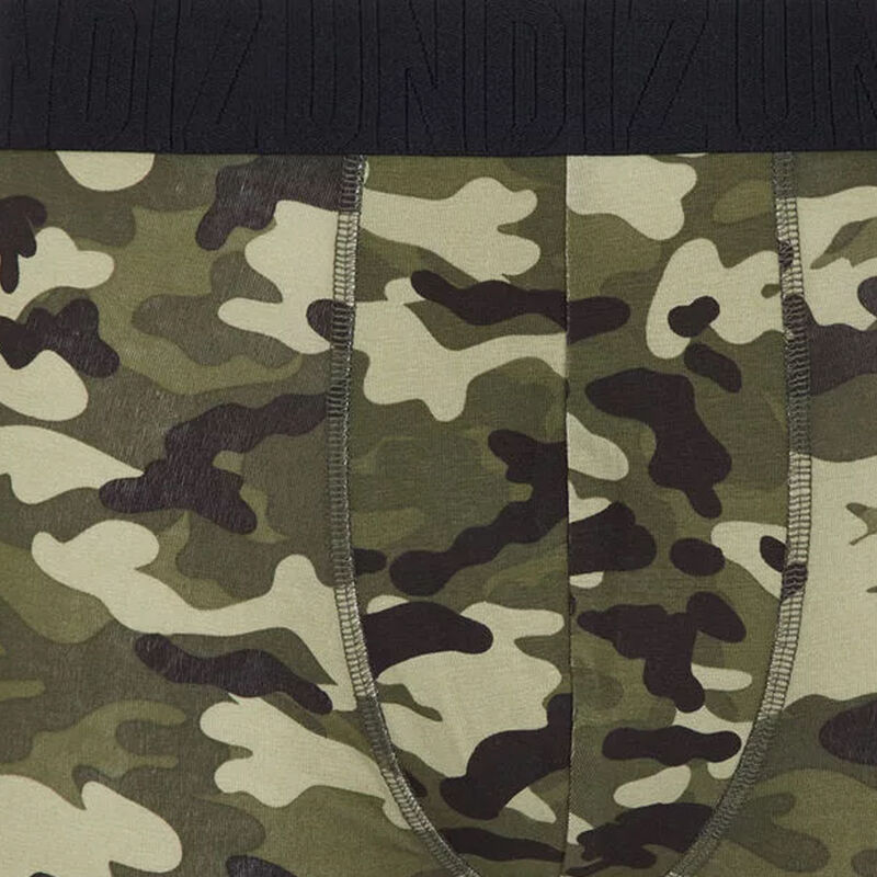 Bóxer de algodón con estampado de camuflaje camokakiz Bóxer de algodón con estampado de camuflaje camokakiz;
