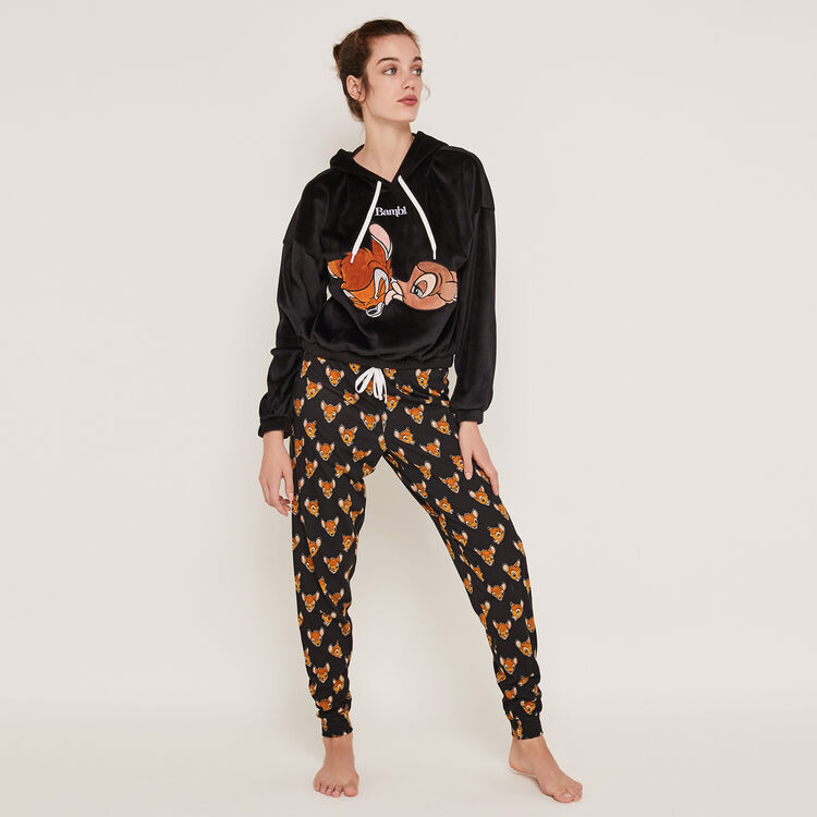 Pantalón polar con estampado de Bambi Toobambiz Pantalón polar con estampado de Bambi Toobambiz;