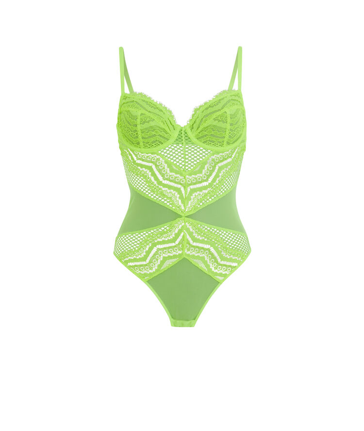 Body amarillo fluorescente madonniz amarillo.