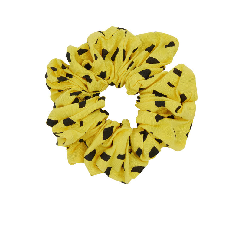 Goma del pelo estampado de Marsupilami - amarillo Goma del pelo estampado de Marsupilami - amarillo;