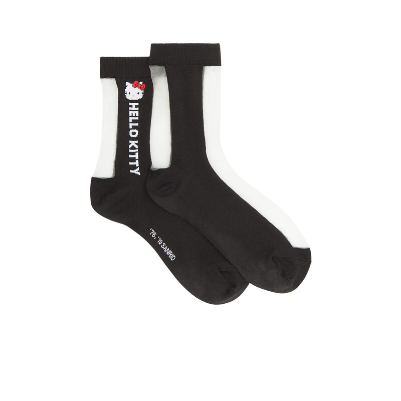 calcetines semitransparente con parche hellokittiz calcetines semitransparente con parche hellokittiz;