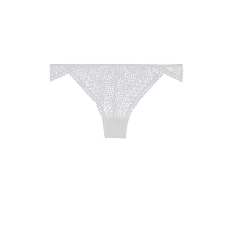 Braguita brasileña de encaje - blanco Braguita brasileña de encaje - blanco;