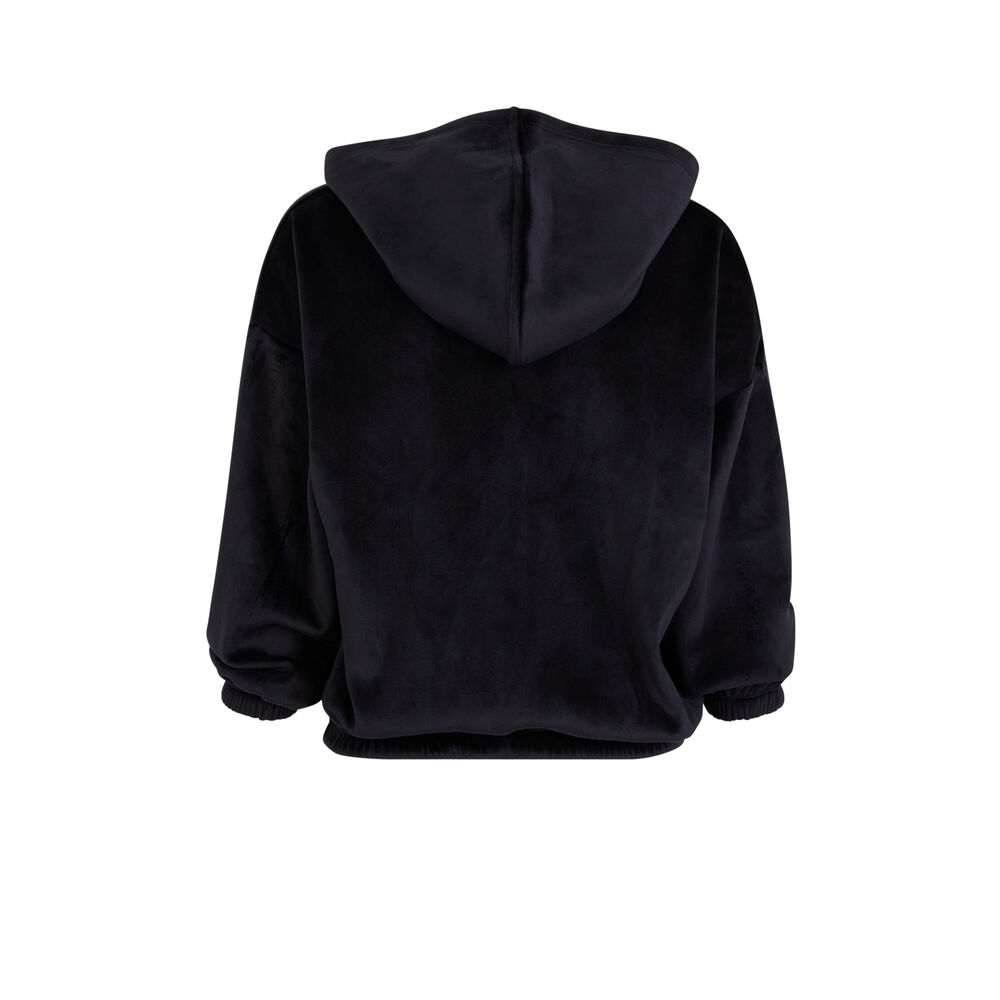 Sudadera con capucha - negra negro.