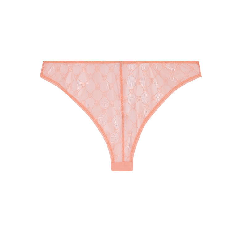 braguita brasileña de encaje con corazones - rosa braguita brasileña de encaje con corazones - rosa;