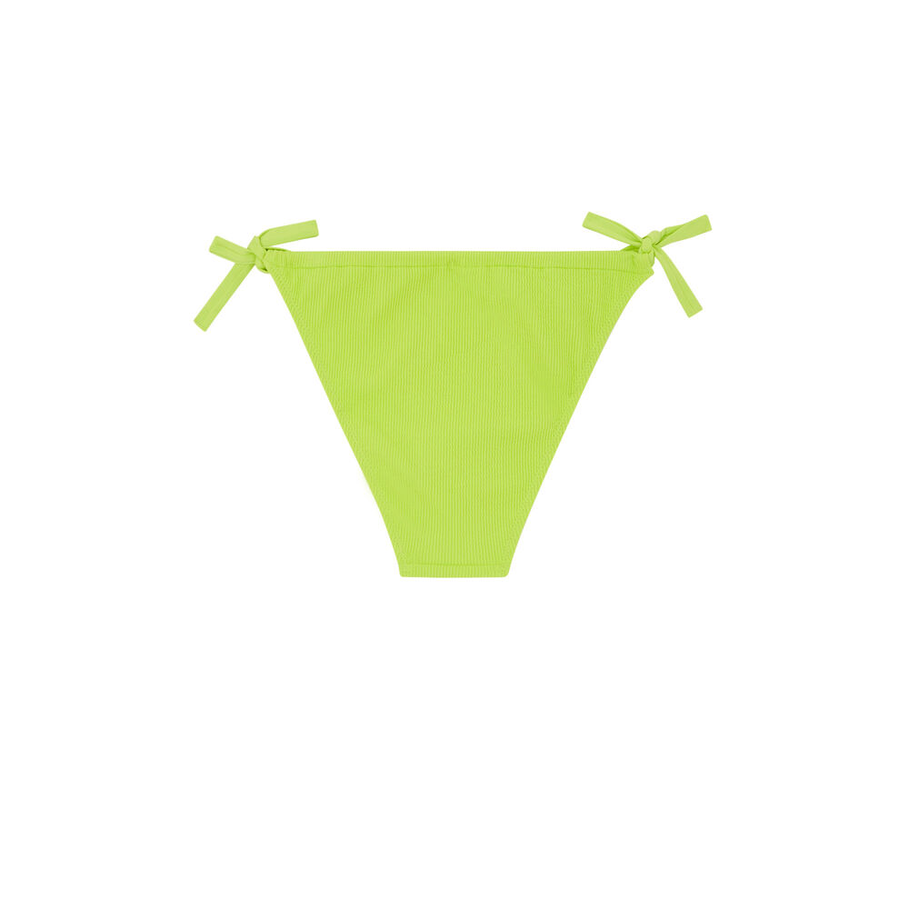 Parte de abajo de bikini a anudar - verde verde.