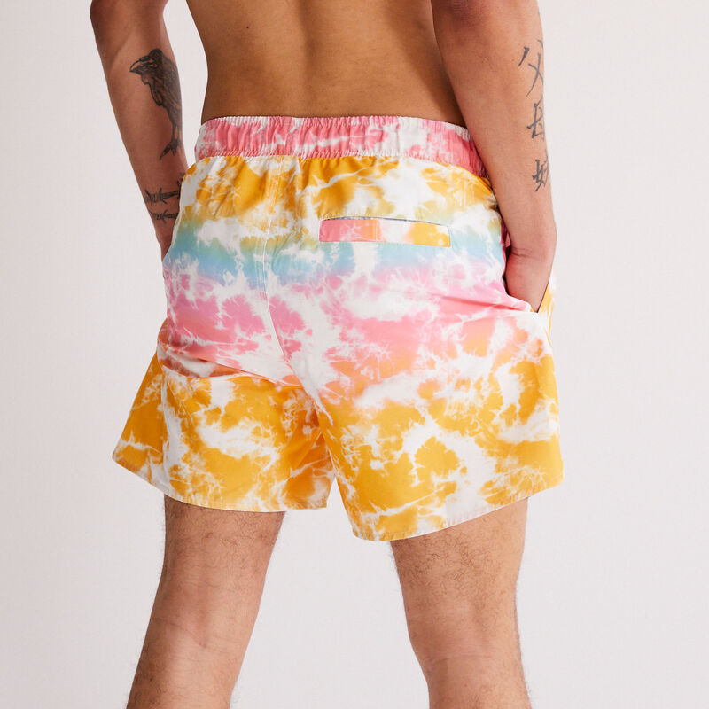 Bañador tipo short tie and dye degradado - azul Bañador tipo short tie and dye degradado - azul;