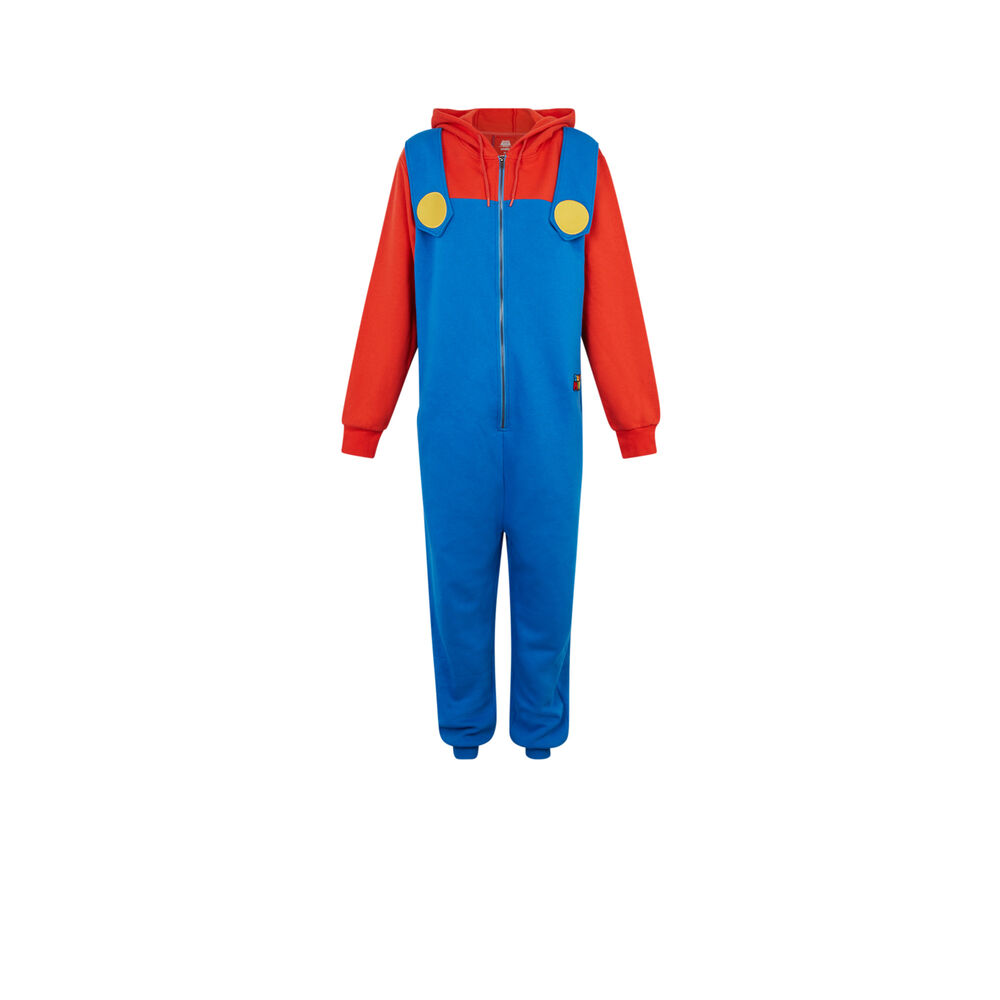 Mono mario - azul azul.
