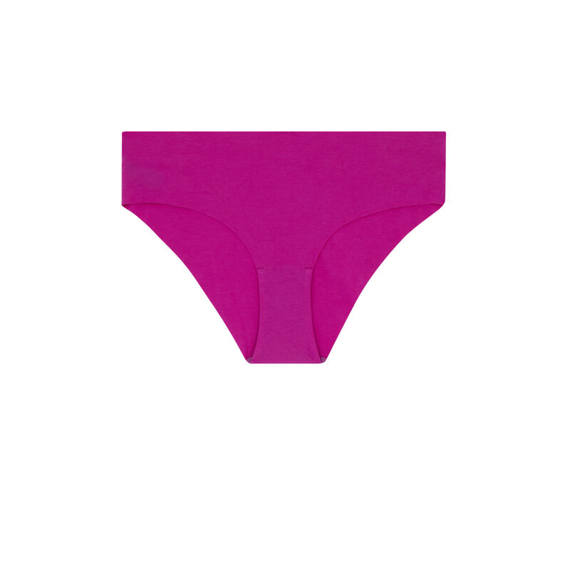 Braguita culotte de algodón sin costuras - fucsia Braguita culotte de algodón sin costuras - fucsia;