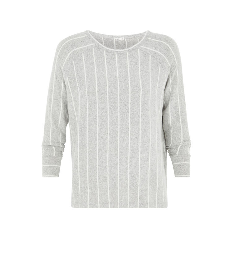 Top de manga larga carrystripiz gris.