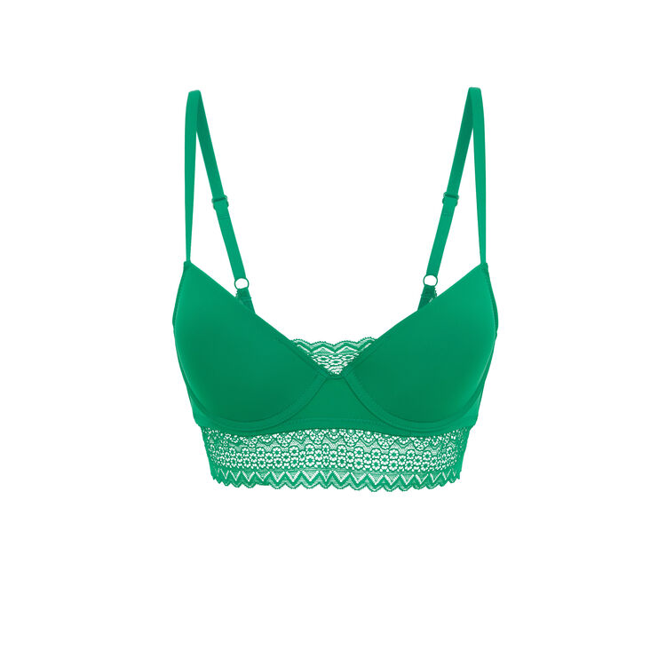 Sujetador verde con relleno aciduliz Sujetador verde con relleno aciduliz;