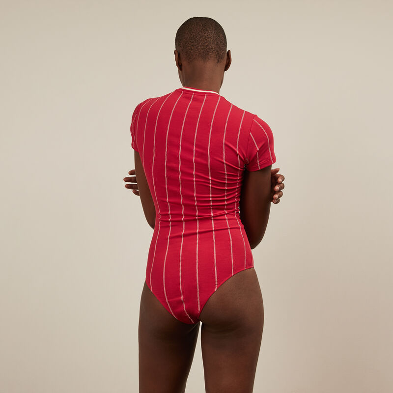 Body Boston a rayas - rojo Body Boston a rayas - rojo ;