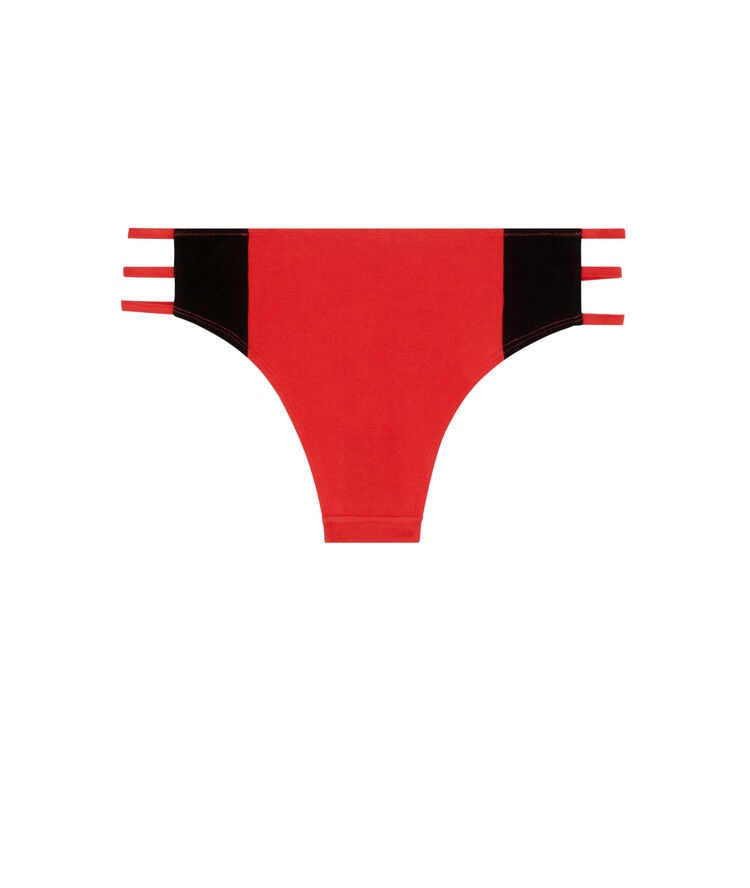 Braguita culotte de algodón casa de papel - roja rojo.