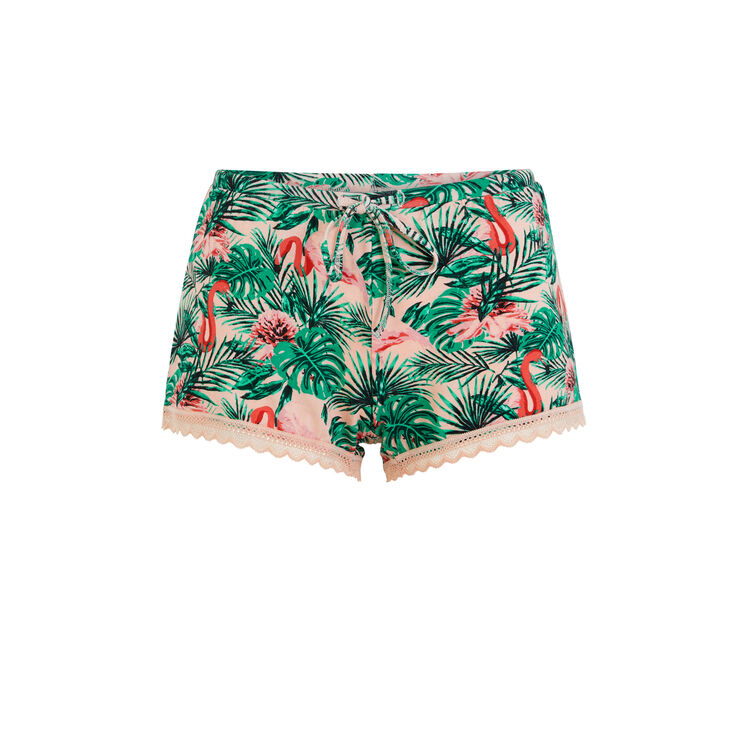 Short tropical flamiz rosa.