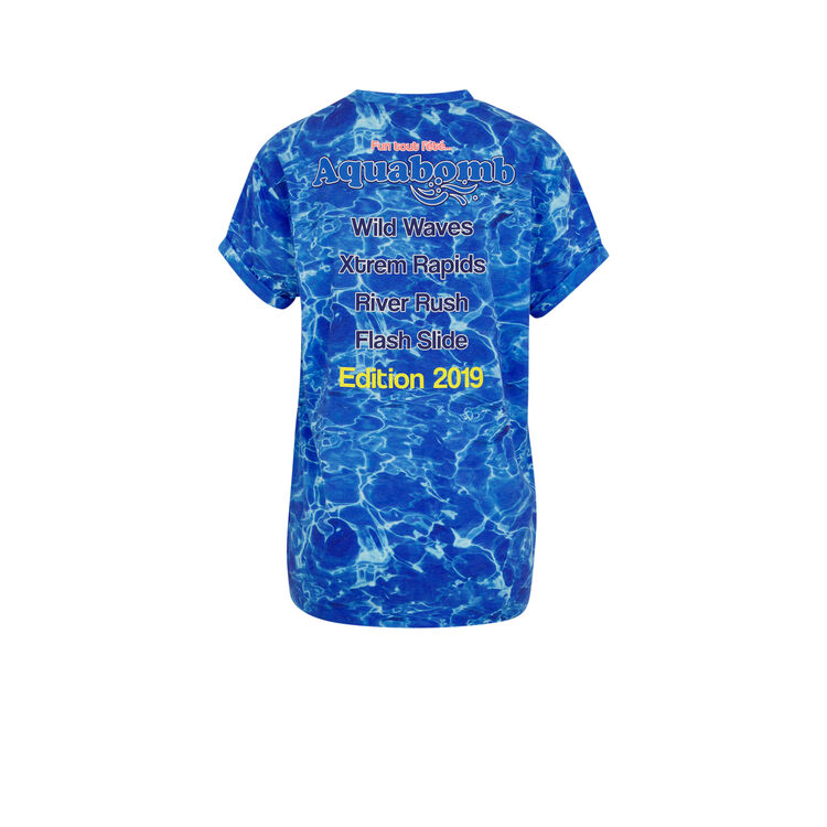Camiseta azul pisciniz Camiseta azul pisciniz;