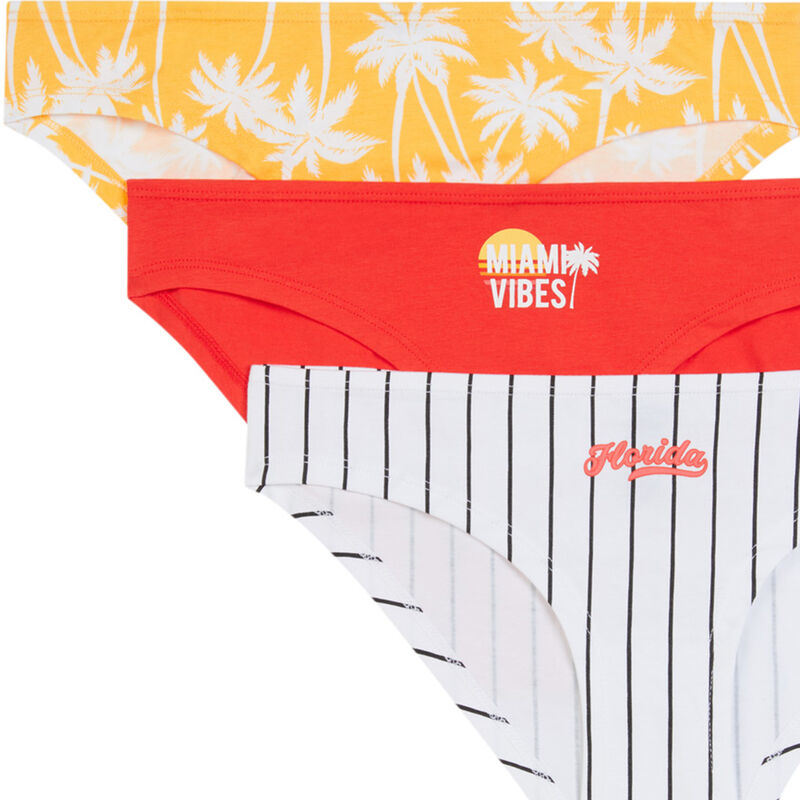 Juego de 3 braguitas sumer vibes blancas Juego de 3 braguitas sumer vibes blancas;