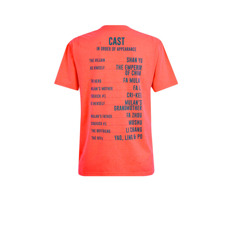 Camiseta coral fluorescente castmulaniz rosa.